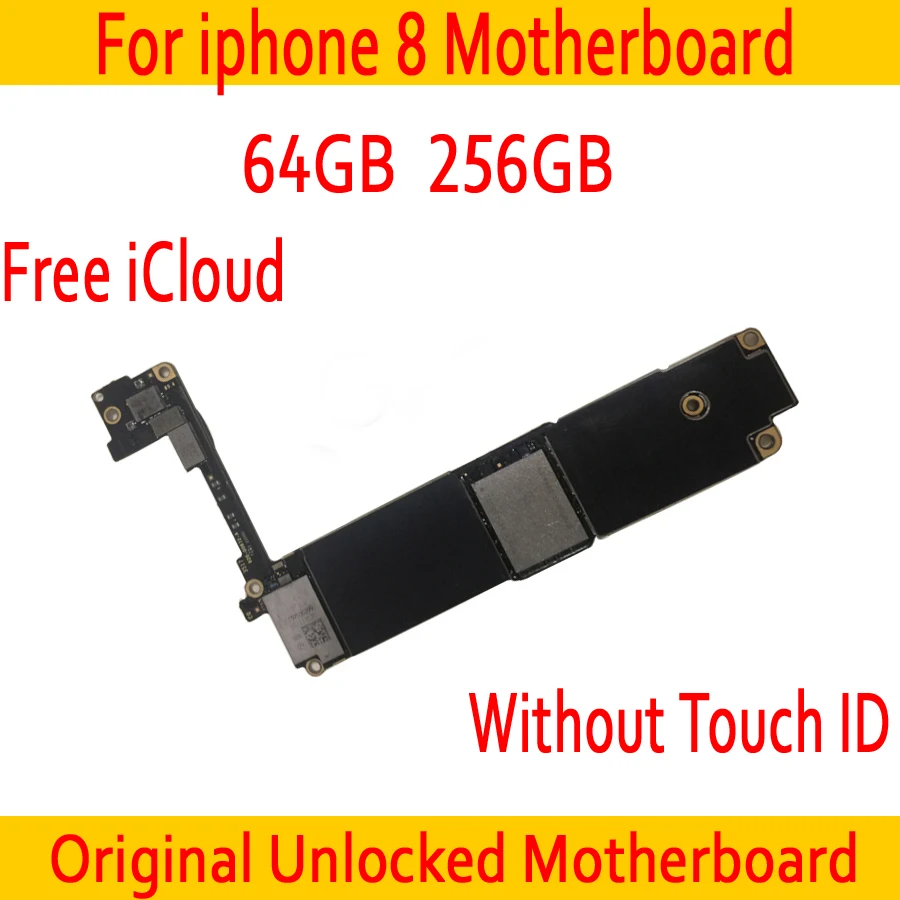 Оригинальная разблокированная материнская плата для iphone 8 без Touch ID 64 Гб/256 ГБ с
