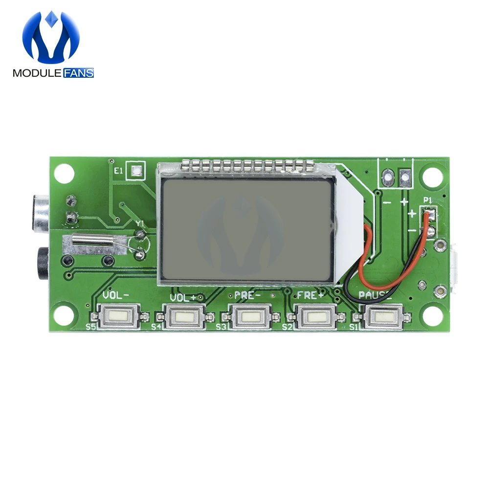 DSP PLL 87-108MHZ lcd FM Радио беспроводной микрофон стерео передатчик/модуль приемника Горячая Распродажа бренд