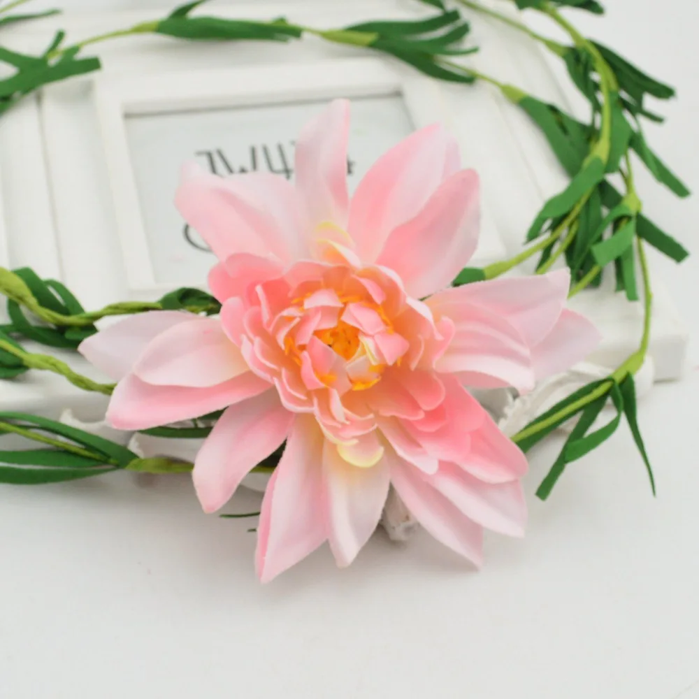 light pink 5 шт., 10 см, искусственные хризантемы, шелк, африканская Хризантема, цветок, украшение для свадьбы, ремесло, искусственный цветок - Цвет: light pink