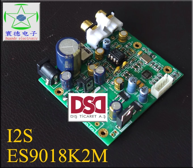 ES9018K2M ES9018 I2S Вход декодирующая плата Мельница Плиты Hi Fi ЦАП поддерживает IIS 32bit 384K /