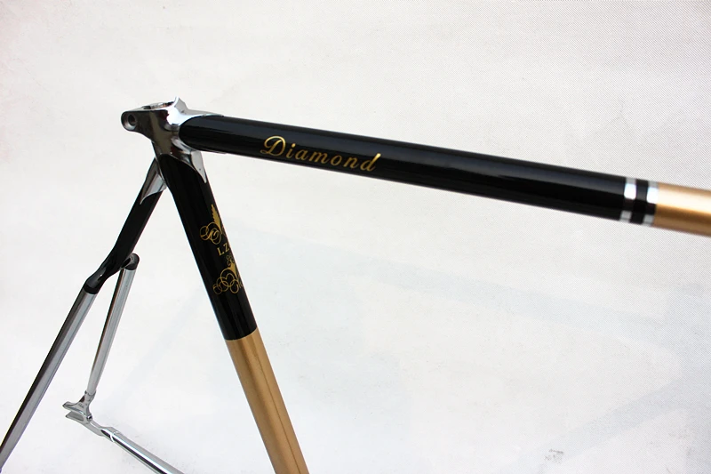 Fixie bike Коламбус хром-молибденумл винтажная велосипедная Рама трек Односкоростной велосипед 49 см 52 см 54 см 56 см 58 см