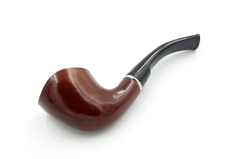

1 piece retail red color Wooden Acrylic Smoking Pipe Detachable herb Tobacco Pipe with filter smoke cigarette spice holder stem