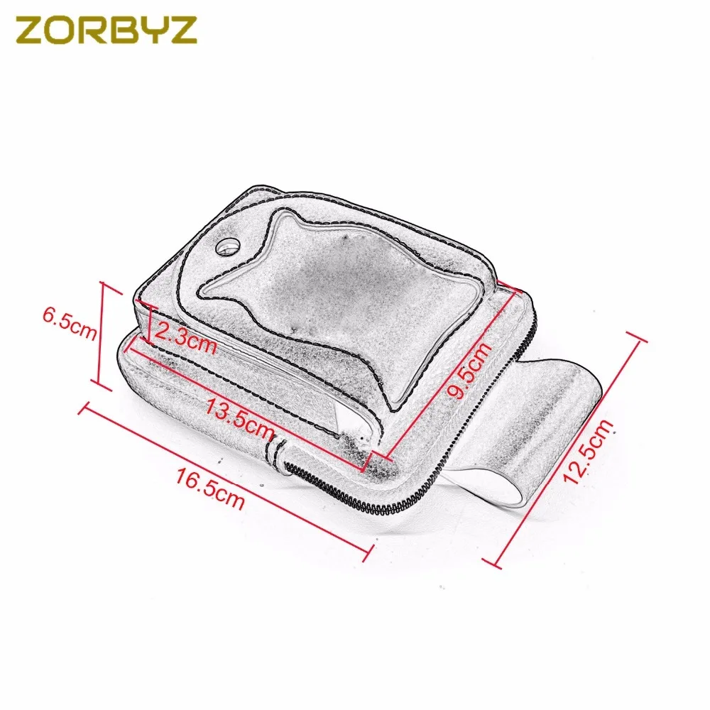 ZORBYZ мотоциклетная сумка с ремнем из искусственной кожи поясная кобура сумочка