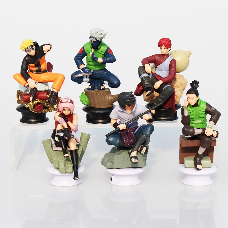 

6Pcs/Lot PVC Anime Generation Chess Action Figure Decoration Model Toy