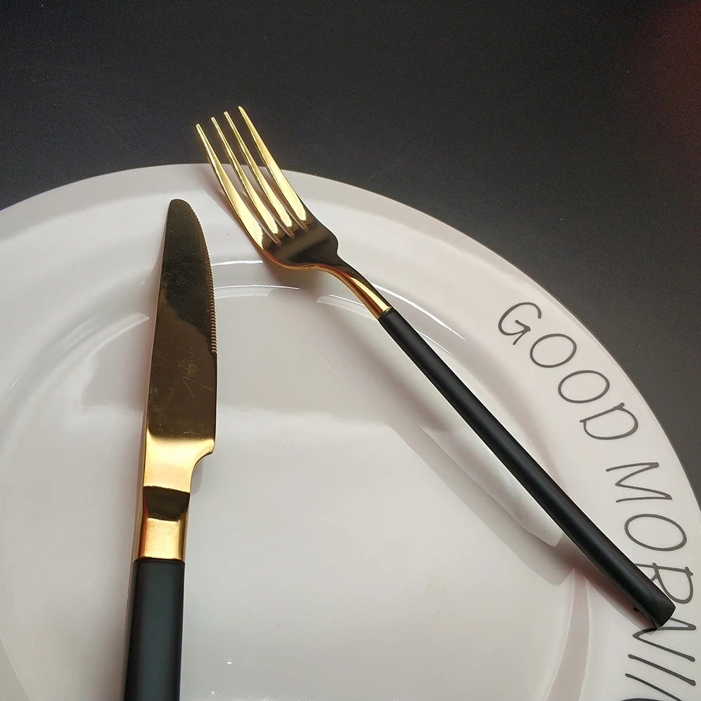 4 шт. столовые приборы из нержавеющей стали|Столовые сервизы| |