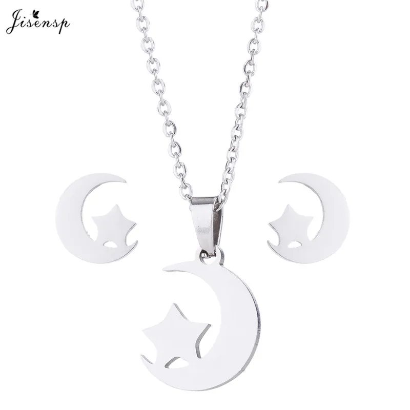 Ювелирный Комплект из колье и серёг нержавеющей стали|Ювелирные наборы| |