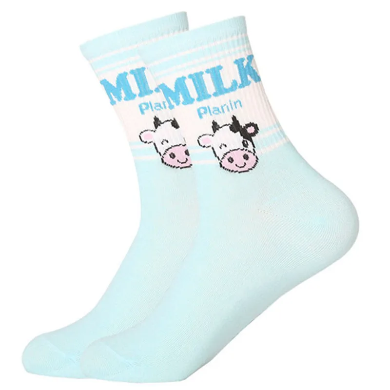 LETSBUY/женские короткие носки с животными из мультфильмов; носки до щиколотки с рисунком кота, собаки и фруктов для девушек; Повседневное платье