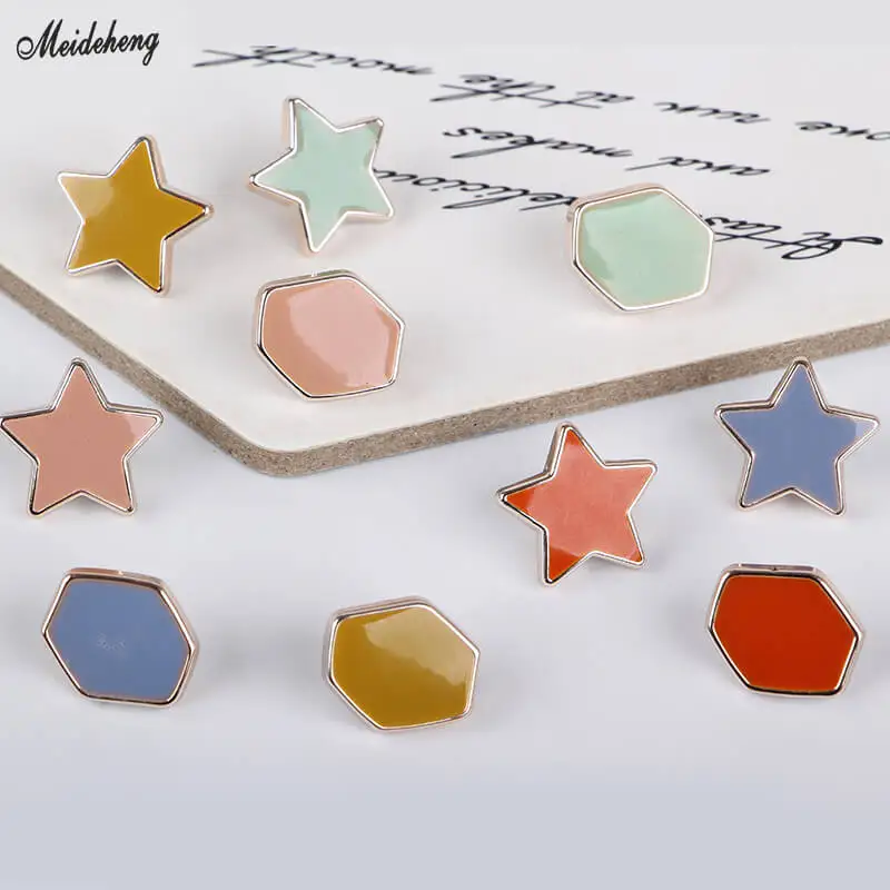 

Fashion Handmade Jewelry Making Beads Hair Decoration DIY Material RubberBand Star Hexagon Beads Sweet Hair Ring Accessory
