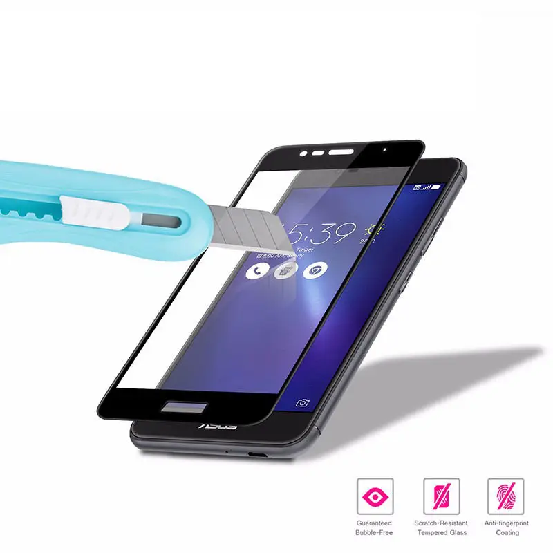 Pelicula de vidro защита экрана 3D закаленное стекло для Asus Zenfone 3 lite neo ZE520KL Z017D 5,2 дюймов ze 520 kl ze 520kl чехол