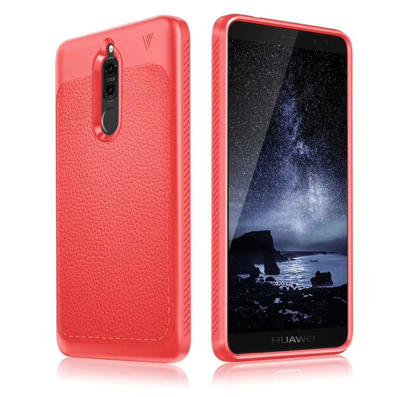 Для Huawei Коврики 10 Lite Дело ТПУ Мягкая задняя крышка Силиконовая противоскольжения