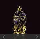 Purple QIFU Горячая подарки большой Королевский Красный Императорский Пасхальное яйцо стиль копилка - Цвет: Purple