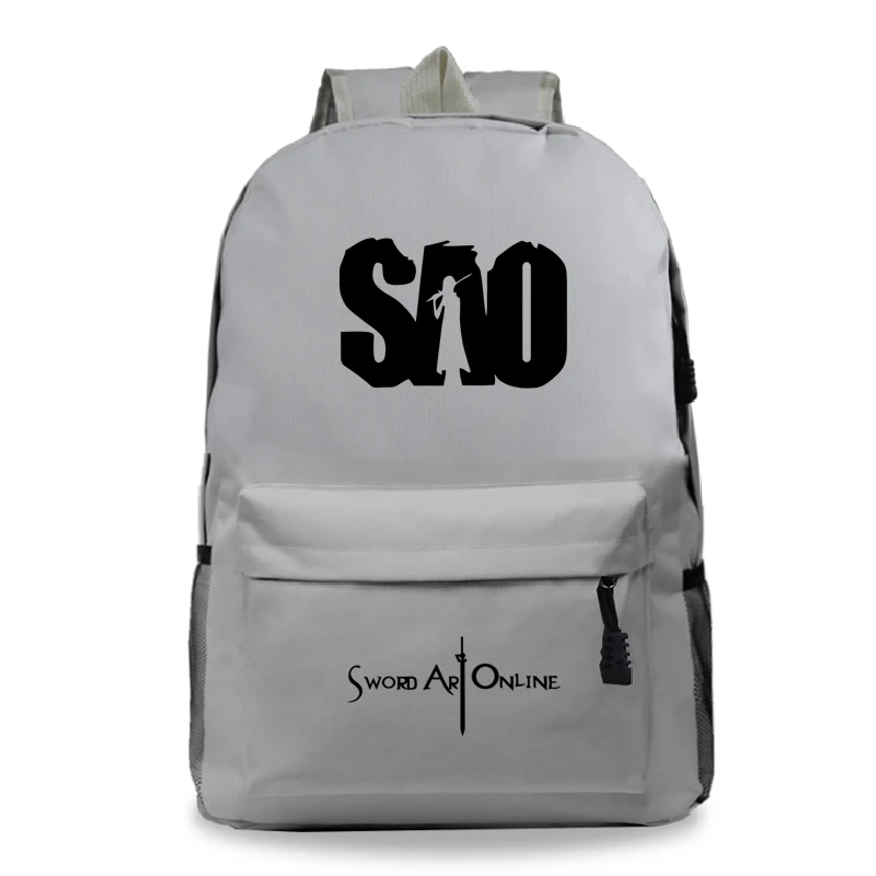 Рюкзак Sword Art Online школьные ранцы модные сумки для книг с новым узором