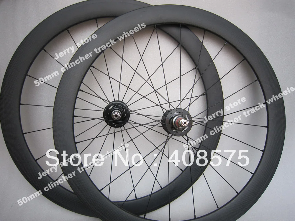 Карбоновые колеса для велосипеда 50 мм 700C|fixed gear wheelset|50mm clinchertrack bike wheel |