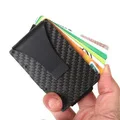 Новинка, автоматический алюминиевый держатель для ID наличных карт, для мужчин, бизнес, RFID, блокировка, кошелек, защита для кредитных карт, чехол, Карманный Кошелек