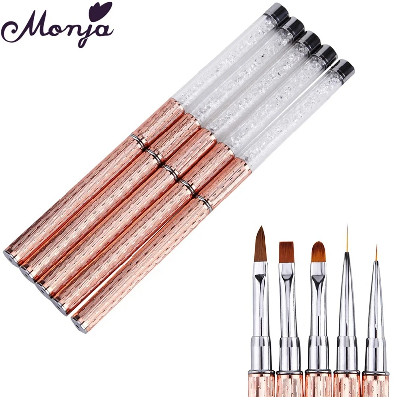 Monja лак для ногтей акриловый жидкий порошок гравировка УФ гель наращивание