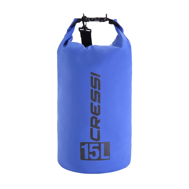 Dark Blue 15L Cressi сухой мешок сумки для дайвинга большой объем сумка для оборудования водонепроницаемая сумка для Камуфляжный гидрокостюм 5L 10L 15L 20L легко носить с собой - Цвет: Dark Blue 15L