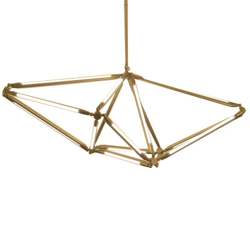 

Modern Gold Metal Pendant Lights Retro LED Suspension Lamp Nordic Handing Restaurant Bar Cafe Living Room Home Lighting PA0243