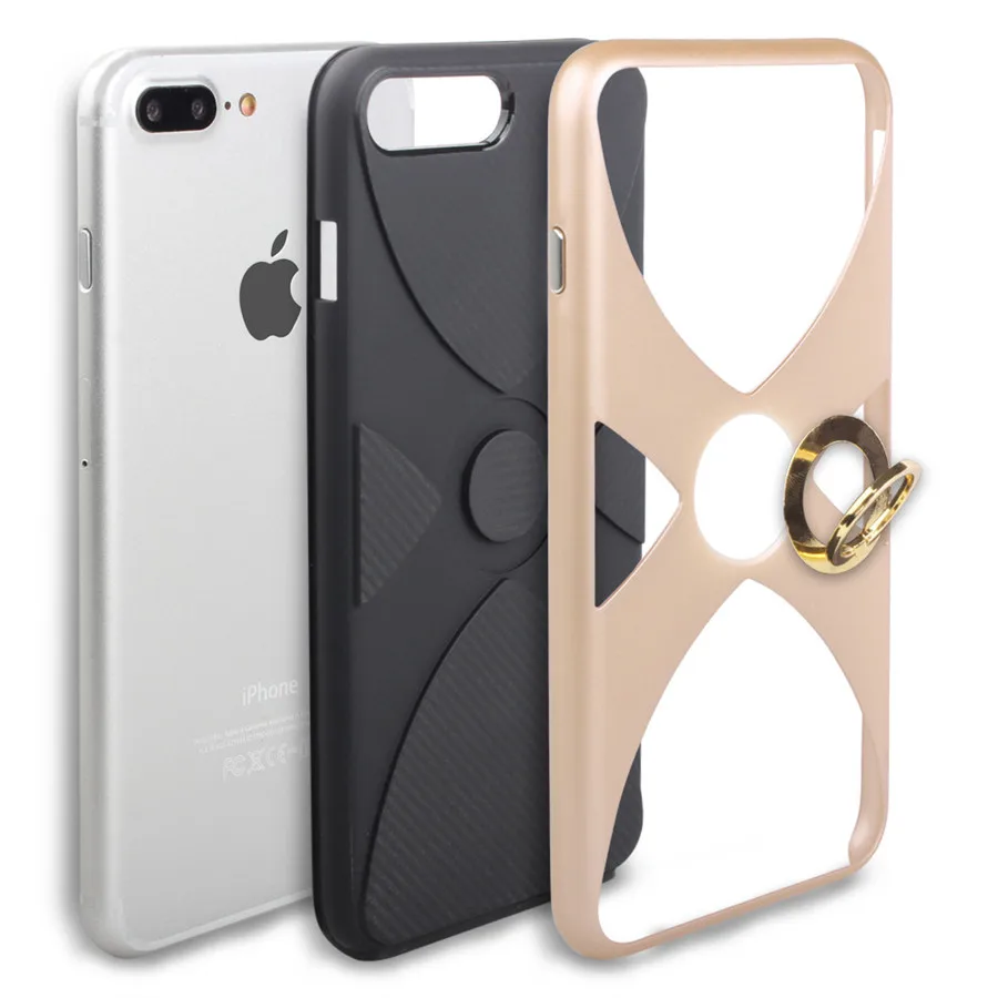 Hyxxte 360 градусов вращающийся кольцо кронштейн Броня чехол для Apple iPhone 6 S 7 Plus