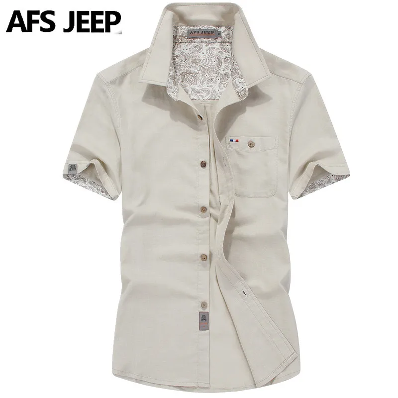 Высококачественные Брендовые мужские повседневные рубашки с коротким рукавом