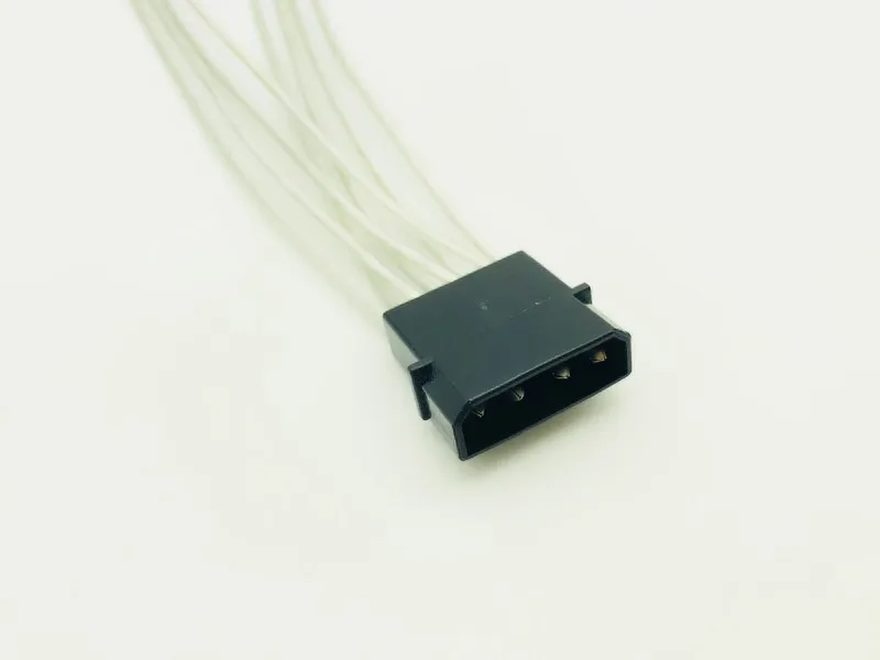 5 шт. 4Pin Molex папа в 2 порта IDE Женский источник питания Y сплиттер Кабель адаптер для
