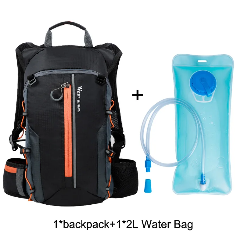 Orange water bag Рюкзак для велосипеда нейлоновая велосипедная сумка с сопротивлением разрыву велосипедная фляга для воды Сверхлегкий велосипедный рюкзак непромокаемые велосипедные аксессуары - Цвет: Orange water bag