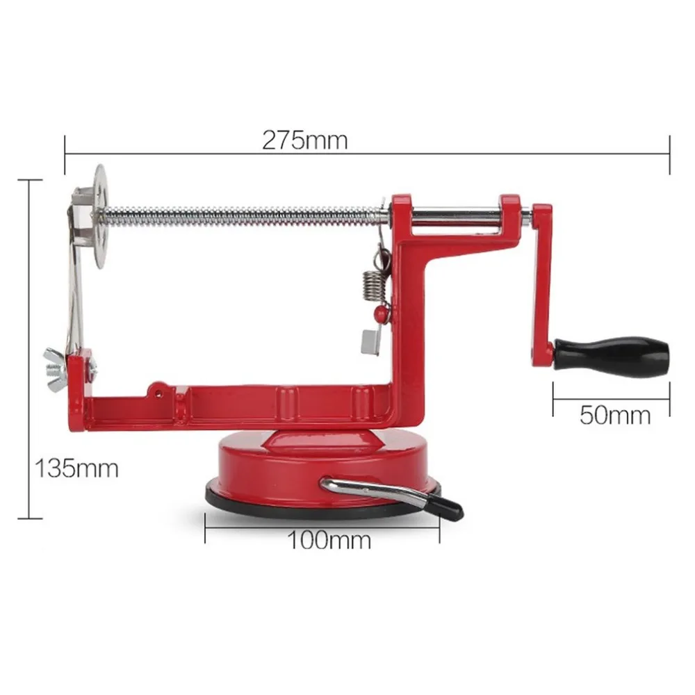 Potato Peeler Hand Tower Crane Slicer Stainless Steel With Rocking Handle Spiral | Бытовая техника