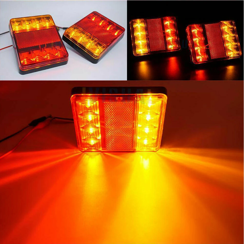 2 шт. легко установить прочный задний свет водонепроницаемый низкое потребление