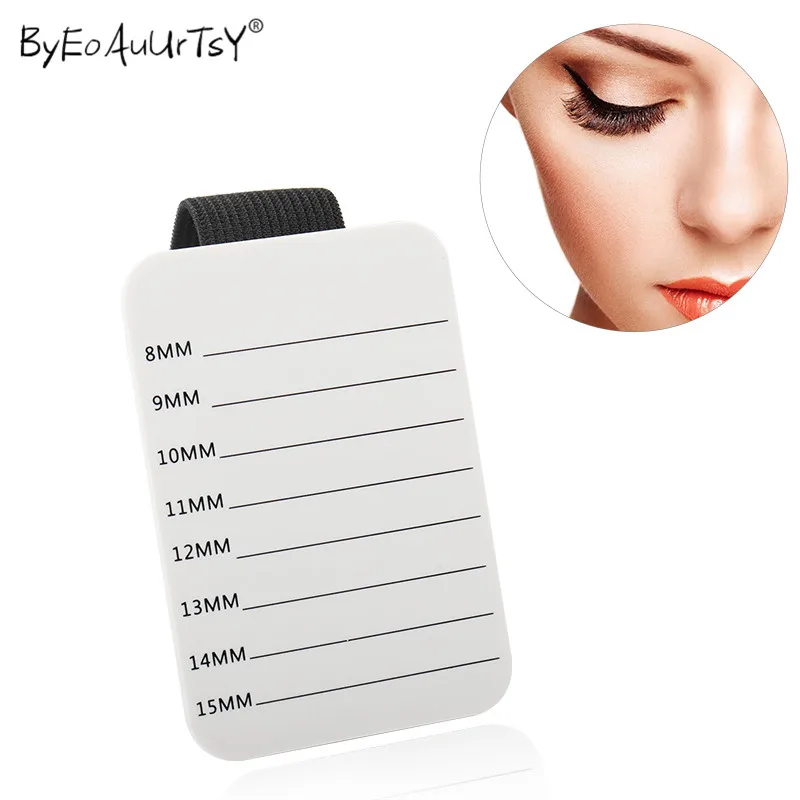 Палитра с ремнем для наращивания накладных ресниц портативный акриловый