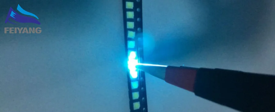 4000 шт./лот Светодиодная лампа бисер Ледяной Синий СВЕТОДИОД SMD 2835 0 2 W супер