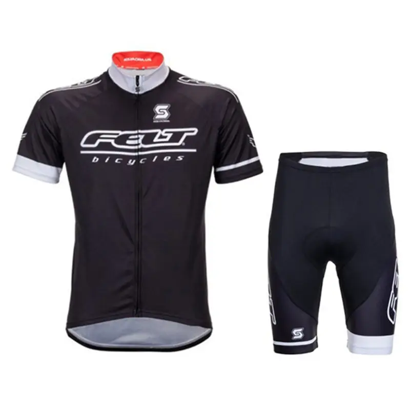 jersey shorts Войлок мужской летний комплект с коротким рукавом Велоспорт Джерси одежда дышащий Майо команда Велосипедная одежда полиэстеровый велосипедный - Цвет: jersey shorts