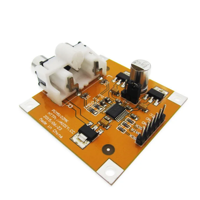 1 шт./лот PCM5102 DAC декодер I2S плеер собранная плата 32Bit 384K Beyond ES9023 PCM1794 совместимый