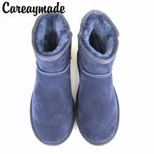 Careaymade/новые зимние ботинки женские хлопковые из натуральной