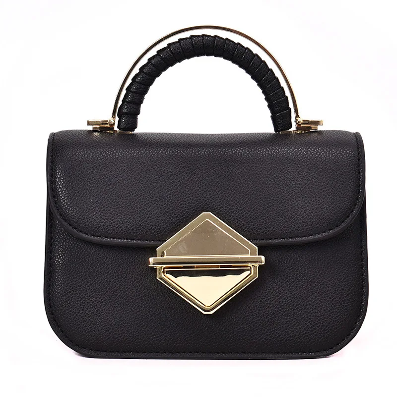 

2019 PU Leather Women Messenger Bag Plaid Ladies Crossbody Bag Chain Small Flap Shopping Handbag