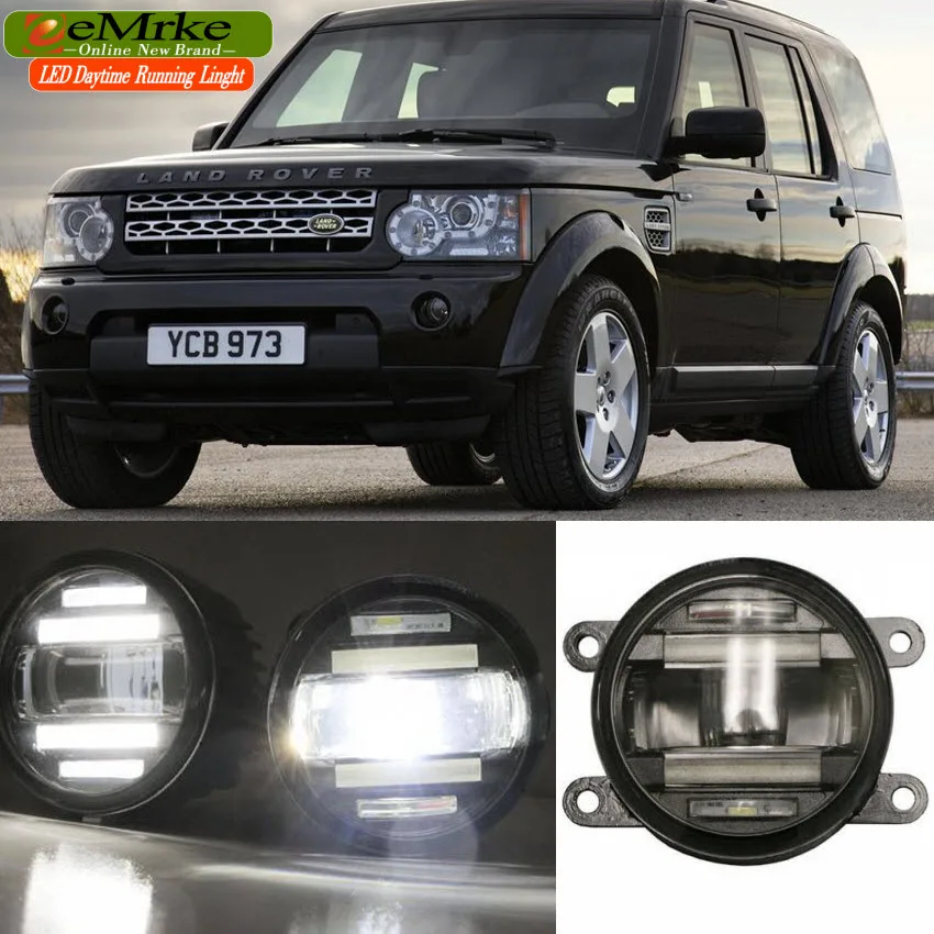 EeMrke автомобильный Стайлинг для Land Rover DISCOVERY 4 LR4 LA 2010 2013 2 в 1 светодиодный ные