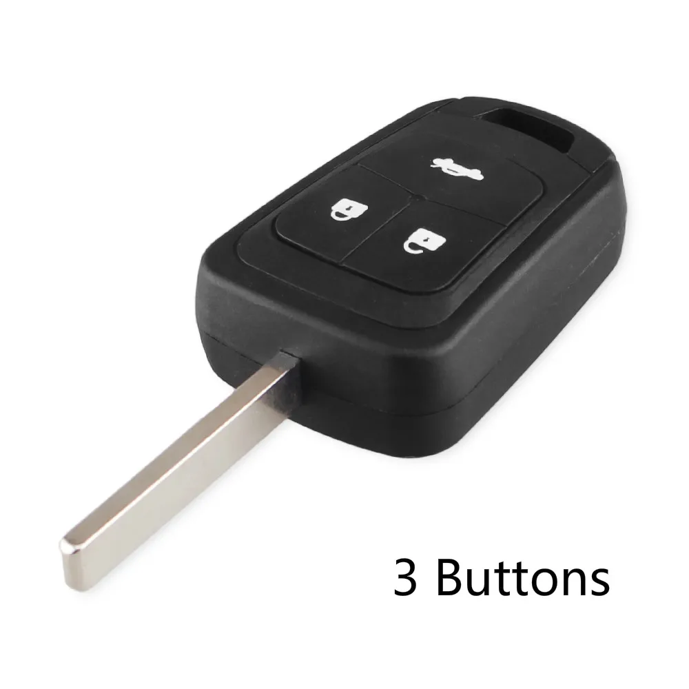 3 Кнопки KEYYOU 2/3 кнопки дистанционного ключа оболочки для Chevrolet Camaro Sonic Cruze Malibu Volt Spark Equinox Брелок чехол автомобильные аксессуары - Количество кнопок: 3 Кнопки