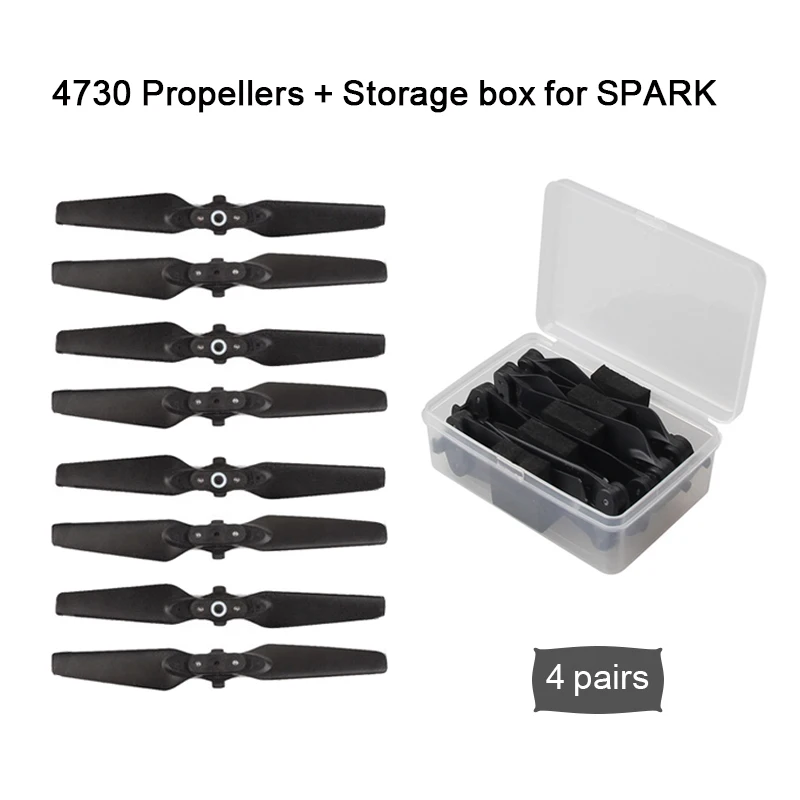 Бокс для хранения аксессуаров Sunnylife DJI Spark Защитная крышка + 4730 композитный