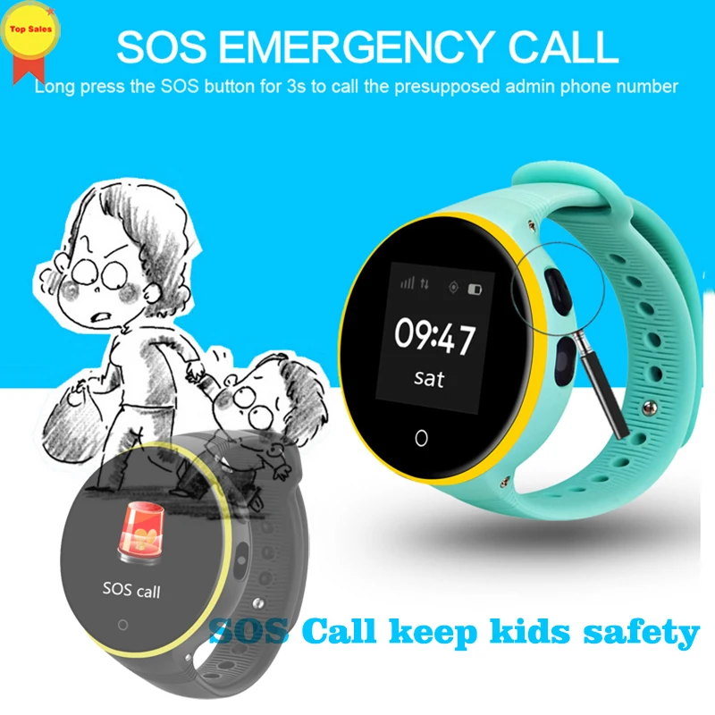 Детские часы с сенсорным экраном 1 22 '' GPS трекер камера SOS позиционирование