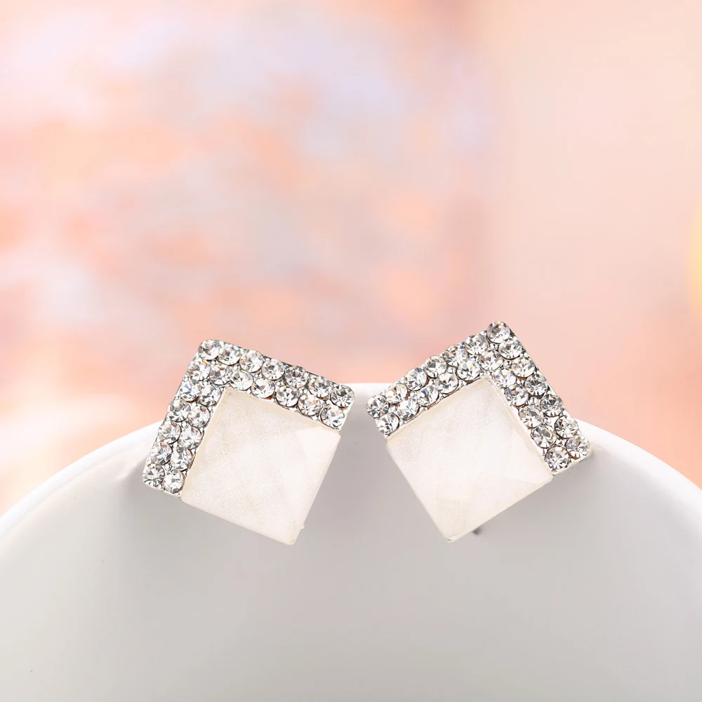 2021 Новый Boucle d'oreille модные Кристальные серьги-гвоздики для женщин Стильные