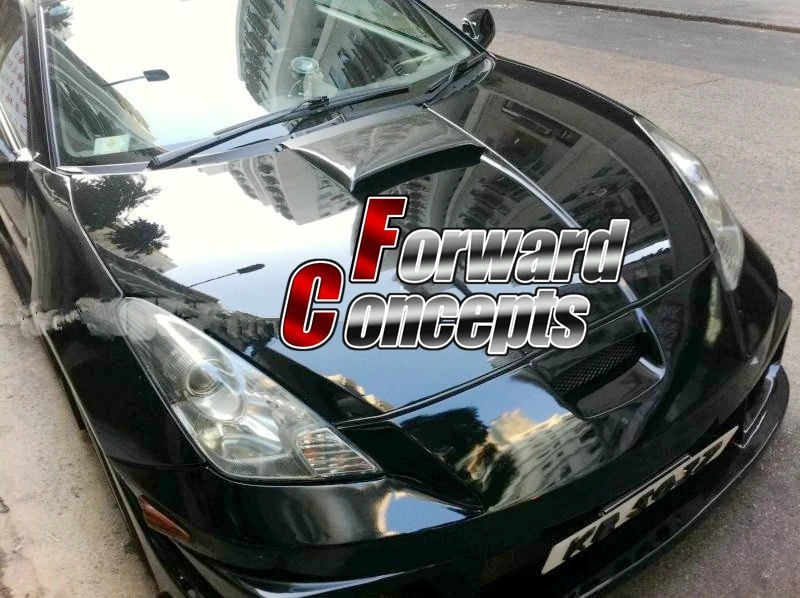 Для углеродного волокна 00-05 CELICA A JDM воздухозаборник капота совок | Автомобили и