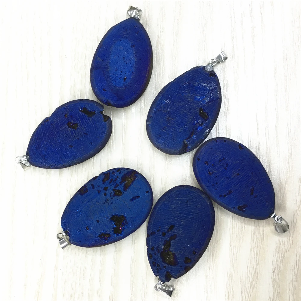 Горячие настоящие из натуральных круглых камней оникс Агаты сине-белые падение