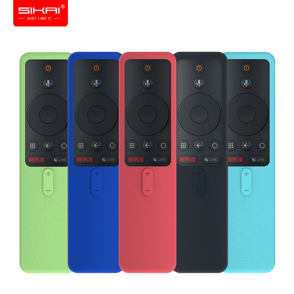 Силиконовый чехол для пульта дистанционного управления SIKAI для Xiaomi mi Box s Чехол для пульта дистанционного управления для Xiao mi мягкий простой протектор для пульта дистанционного управления