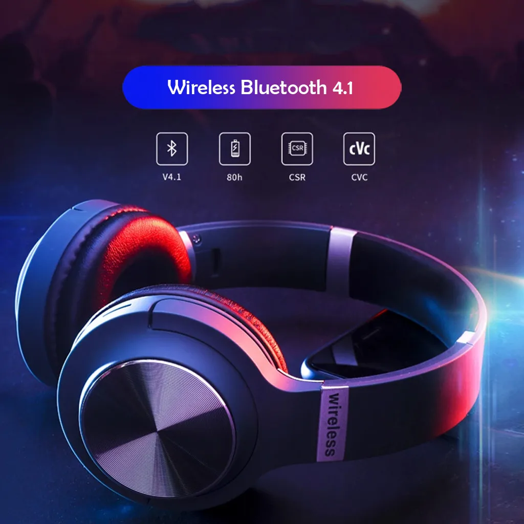 Хит продаж Senza Fili Bluetooth 4 1 Делла запонки накладные уши llamento Del Rumore Hi Fi стерео