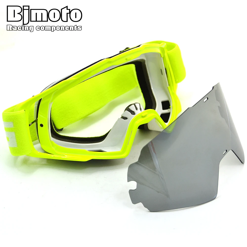 Очки для мотокросса BJMOTO мужчин и женщин гибкие езды на мотоцикле велосипеде по