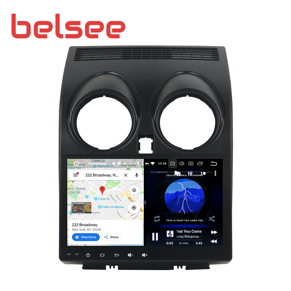 Автомагнитола Belsee для Nissan Qashqai 2007-2013 4 ГБ 64 8 ядер стерео Android 9 0 GPS-навигация