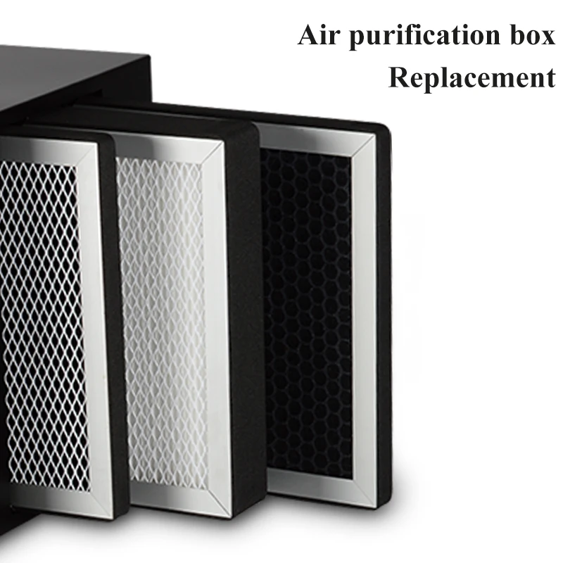 Сменный фильтр для очистки воздуха с металлическим очистителем активированного угля, высокоэффективный фильтр Hepa для удаления PM2.5