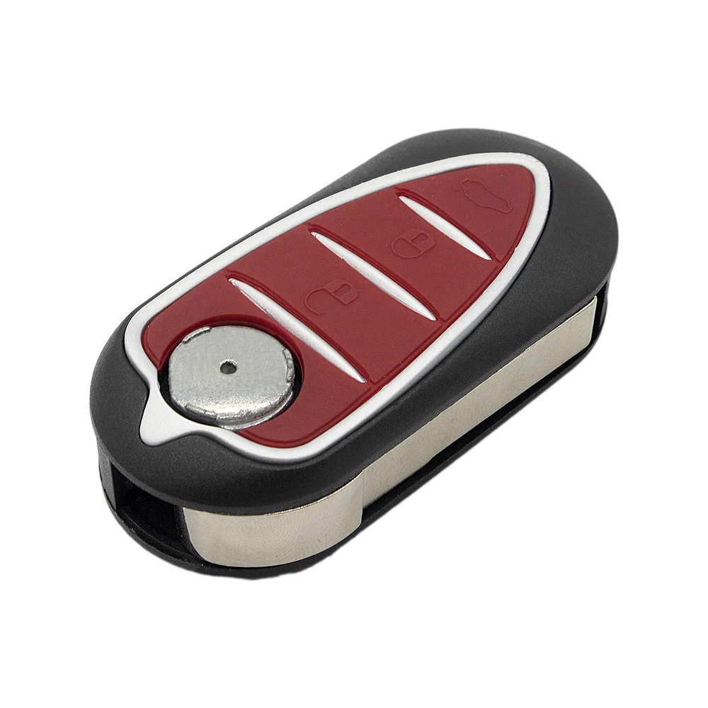 Чехол книжка WhatsKey с 3 кнопками для автомобильного ключа Alfa Romeo Mito Giulietta GT 147 156 159