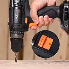 Tacklife PCD06B 20V Макс литий-ионный 3/" Аккумуляторная дрель драйвер 2-Скорость максимальный крутящий момент 265 в-lbs 19+ 1 позицию светодиодный и Зарядное устройство