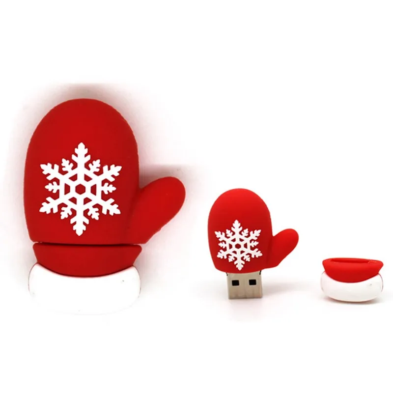 Милый Рождественский имбирный человек USB флеш-накопитель 64 ГБ 4 8 16 32