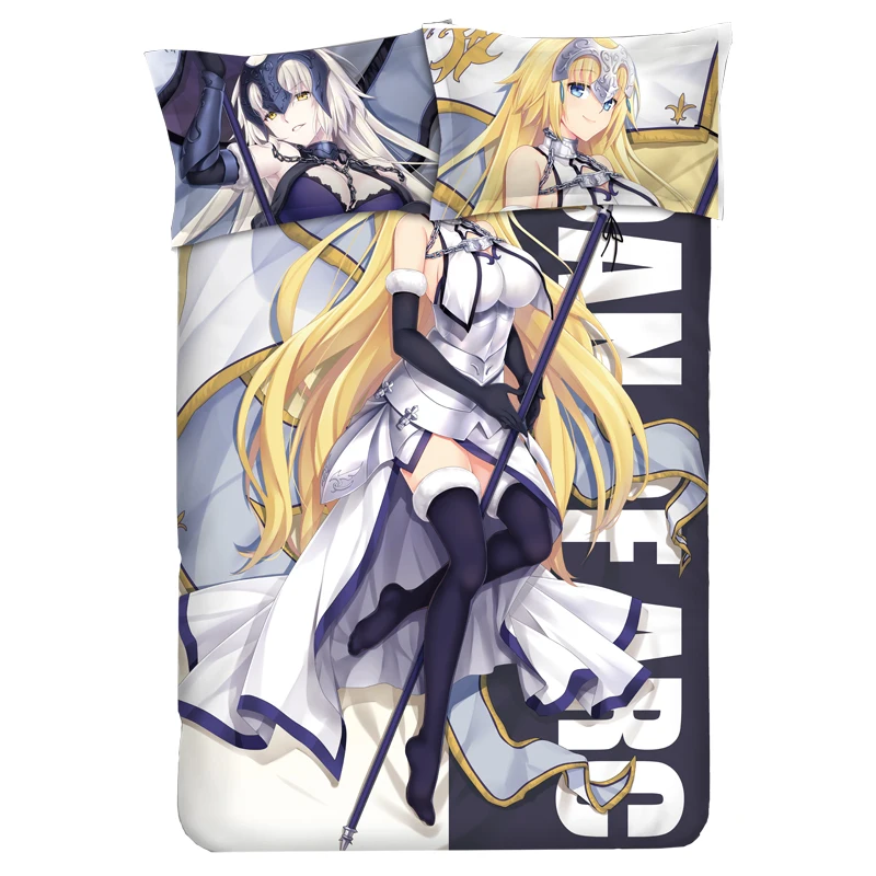 Fate grand order FGO кровать в стиле аниме простыня или пододеяльник с двумя наволочками