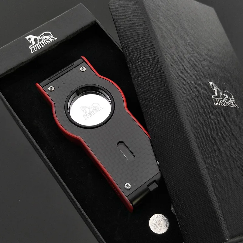 Lubinski Red Laser Touch Induction 4 Torch Jet Flame Cigar Lighter | Дом и сад